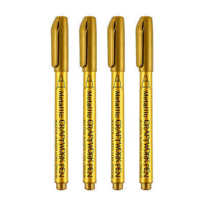 4-7 kom zlatno srebrni umjetnički markeri metalni vodootporni trajni DIY grafiti olovke školarci slikarski pribor