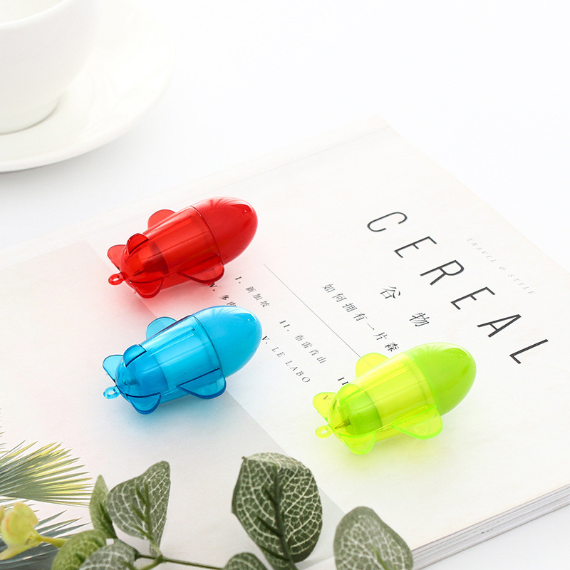 6 бр. Химикалки Mini Airplane Комплект 1,0 мм Химикалки Син цвят за писане Подарък за деца Канцеларски материали Офис Училище F135