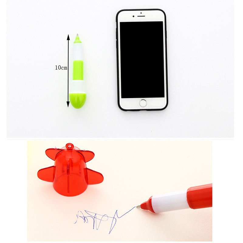 6 бр. Химикалки Mini Airplane Комплект 1,0 мм Химикалки Син цвят за писане Подарък за деца Канцеларски материали Офис Училище F135