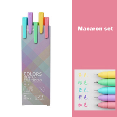 Set retro gel olovki u boji Multi Morandi Candy 0,5 mm kemijske olovke za crtanje u dnevniku, pisanje, školski pribor F248