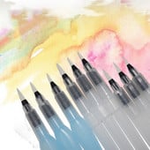 3PCS/Set Prijenosni kist Kist za vodene boje Olovka Meki kist za vodene boje Olovka za početnike Slikanje Crtanje Likovni pribor