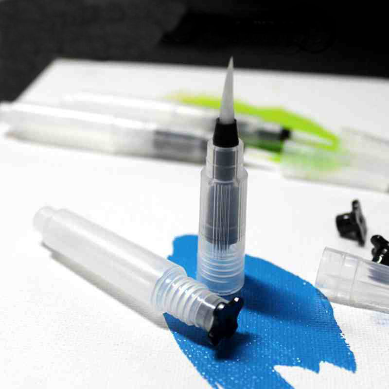 3PCS/Set Prijenosni kist Kist za vodene boje Olovka Meki kist za vodene boje Olovka za početnike Slikanje Crtanje Likovni pribor