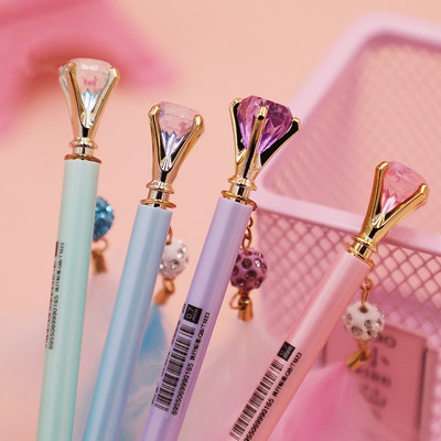 4 τεμάχια Lytwtw`s Cute Press Mechanical Pencil Feather Diamond School Προμήθειες Γραφείου Φοιτητικό Παιδικό Αυτόματο Μολύβι