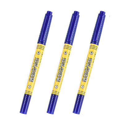 3 buc/set Marcare permanentă impermeabilă 0,5/1,0mm Cerneală cu uscare rapidă Artă Marker dublu Student Artă Schiță Graffiti Papetarie școlară