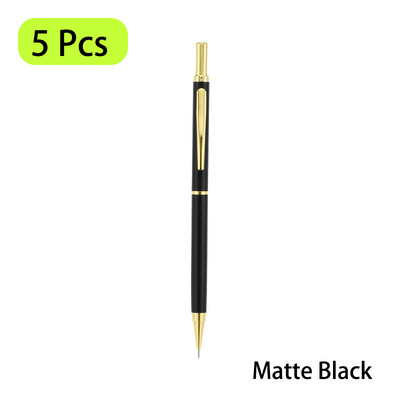 5 kom Visokokvalitetna preša Metalna mehanička olovka 0,5 mm Olovka Učenici Olovka Ured Škola Pisanje Slikanje Pribor