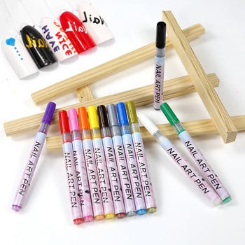 Best New Arrival Graffiti Nail Pens Drawing Oem Gel Polish Nail Dotting Marker Pen Nail Art Pens for Painting Supplies