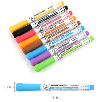 Creative 4Pcs/Set 8Pcs/Set Colorful Easable Pentboard Pen for Παιδική Ζωγραφική Γραφείο Συνέδριο Σχολικά είδη γραφικής ύλης