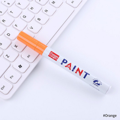 12 värvi veekindel fluorestsentspliiats Esiletõstja autorehvi rehvi turvise CD metallist värvi püsimarker Graffti õlised markerpliiatsid