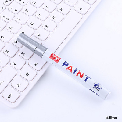 12 värvi veekindel fluorestsentspliiats Esiletõstja autorehvi rehvi turvise CD metallist värvi püsimarker Graffti õlised markerpliiatsid