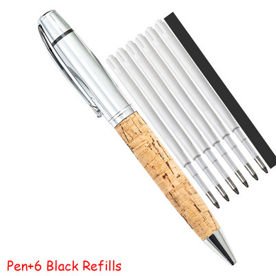 Klasični dizajn Visokokvalitetna PU koža Poslovna muška kemijska olovka Veleprodaja Poklon olovka u boji čistog drveta Kupi 2 Pošalji poklon