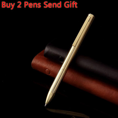 2023 Ново пристигане Луксозна метална химикалка Бизнес Мъжка Висококачествена химикалка за писане Купете 2 Изпратете подарък