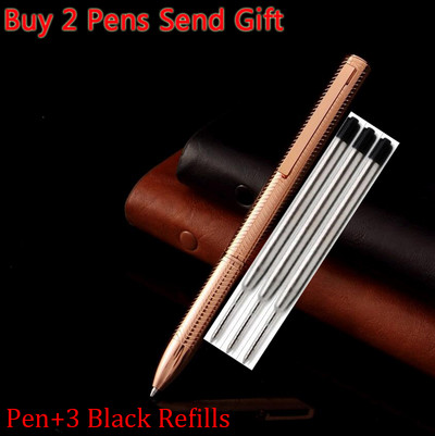 2023 Ново пристигане Луксозна метална химикалка Бизнес Мъжка Висококачествена химикалка за писане Купете 2 Изпратете подарък
