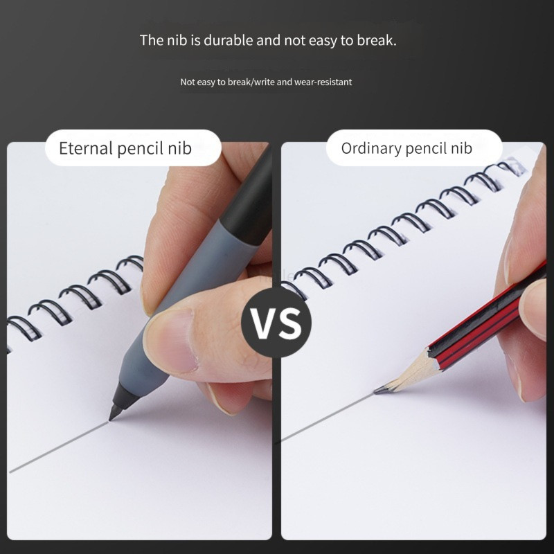 Haile technologija Neribotas rašymas Mechaninis pieštukas be rašalo HB begalybės pieštukas Eskizas tapybos įrankiai Vaikų raštinės reikmenys