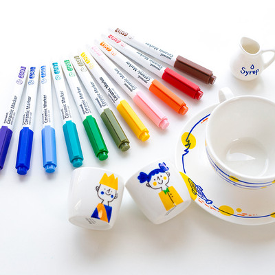 Keramička olovka u 12 boja, točka 1,4 mm, Monami 480 za DIY rukotvorine Poklon Crtanje Slikanje GRAFITI Školarci Poklon za djecu F470