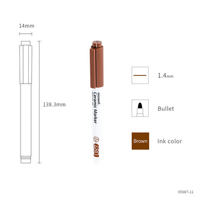 12 színű kerámia jelölőtoll, 1,4 mm-es hegyes Monami 480 barkácsoláshoz, kézműves ajándék rajzfestéshez GRAFFITI iskolai tanuló gyerekeknek ajándék F470