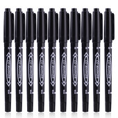10 komada trajnih umjetničkih flomastera s dvostrukim vrhom Fine Point Vodootporne uljane crne plave crvene tinte Školski pribor za crtanje