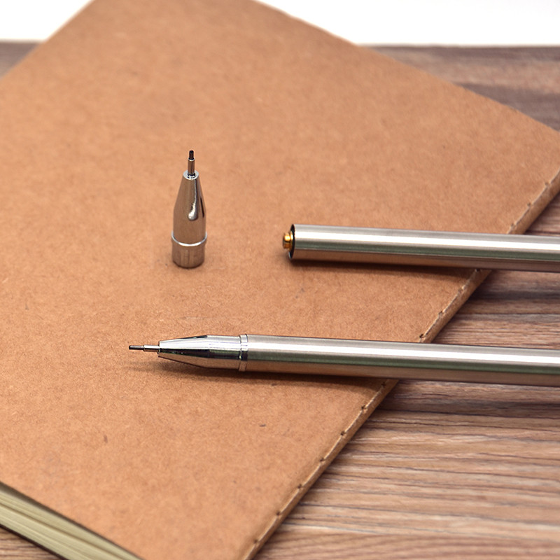 Guoyi K98 Stream Mini metalinis automatinis pieštukas aukštos kokybės biuro reikmenys mokykliniai raštinės reikmenys mokyklinis dovanų rašiklis 3 vnt / part.