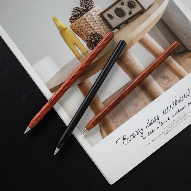 1 τεμ. Ξύλινο δωρεάν μολύβι ακονίσματος δεν μπορεί να τελειώσει Η κεφαλή στυλό από κράμα μαθητικού μολυβιού γραφής δεν είναι εύκολο να σπάσει Δημιουργικό στυλό δώρου