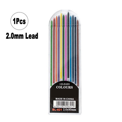 Metalna mehanička olovka od nehrđajućeg čelika 2,0 mm crna 2B olovka za umjetnost Sktech Crtanje Stolarija Dizajn Ured Školsko pisanje