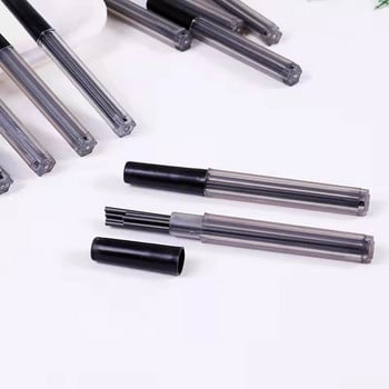 2,0 мм комплект механични моливи 2B автоматични моливи с цветни/черни пълнители за черни чертежи, писане, изработка, художествени скици