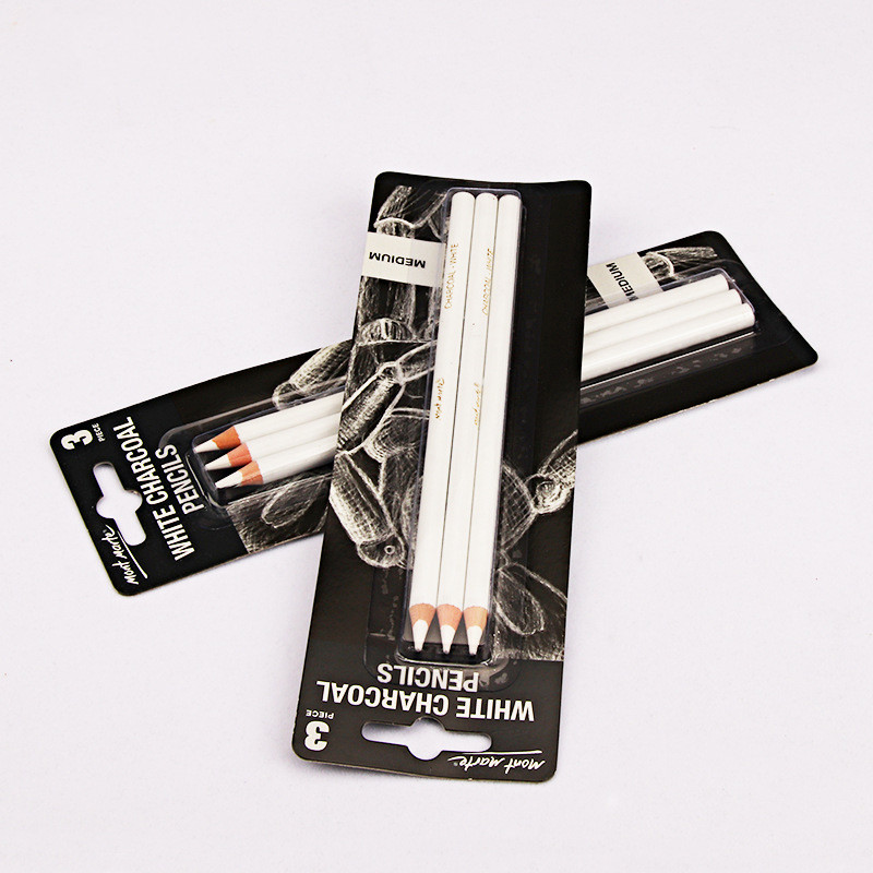 3 τεμ/Σετ Λευκό σκίτσο μολύβι ανθρακί επισήμανση Επαγγελματικό μολύβι σκίτσο Μολύβια σχεδίου Σετ ζωγραφικής τέχνης Είδη γραφικής ύλης