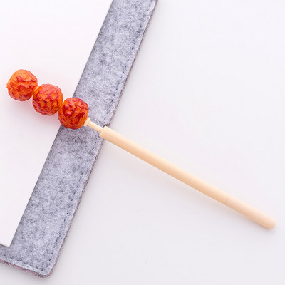 Kreativna kemijska olovka u obliku kebaba 0,7 mm Ražnjići za meso Olovka s potpisom Pribor za osnovnu školu Slatki pribor za pisanje 1 kom.