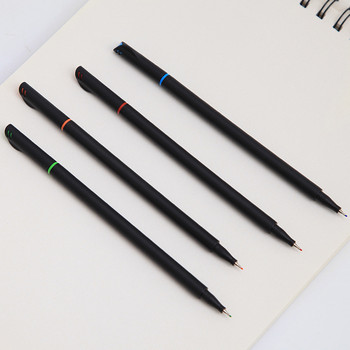 12 24 цвята 0,4 мм влакнеста маркерна писалка Fineliners Скица на базата на акварел Рисуване Художествена живопис Писалка с филц Fine Hook Line Pen