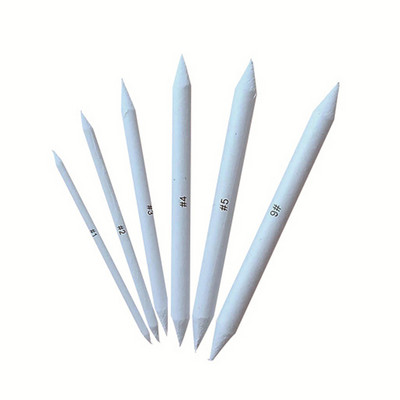 3/6/8Pcs Pastel Charcoal Double Head Издръжлив инструмент за рисуване на изкуство Пастелни скици Хартия Молив Училищни скици Консумативи за рисуване