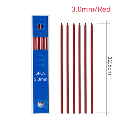 Prabangus 3,0 mm metalinis mechaninis pieštukas su juodu / raudonu 2B laidais Profesionalus meninis piešimas eskizas, kūrimas, automatiniai pieštuko įrankiai