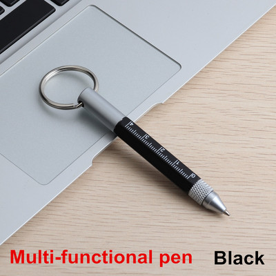 1/20/PCS/LOT NEW Πολυλειτουργικό στυλό Μίνι μεταλλικό στυλό τσέπης Περιστρεφόμενο μικρό φορητό μπρελόκ με εργαλειο στυλό λαδιού