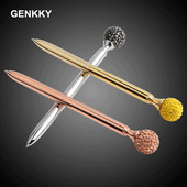 1 KOM GENKKY Kawaii Crystal kemijska olovka šarena 15 boja crno/plavo punjenje Kreativni roman Studentski dar i uredski pribor