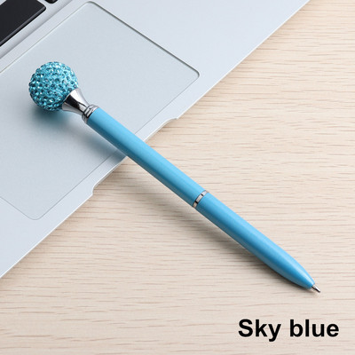 1 KOM GENKKY Kawaii Crystal kemijska olovka šarena 15 boja crno/plavo punjenje Kreativni roman Studentski dar i uredski pribor