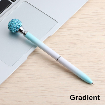 1 KOM GENKKY Kawaii Crystal kemijska olovka šarena 15 boja crno/plavo punjenje Kreativni roman Studentski dar i uredski pribor