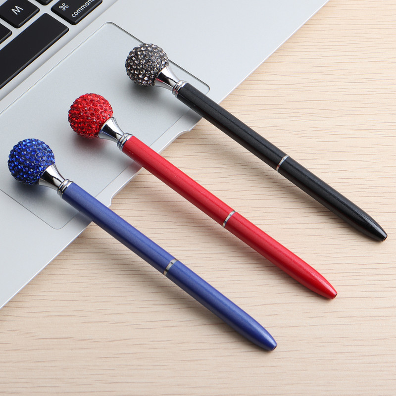 1 KOM GENKKY Kawaii Crystal kemijska olovka šarena 15 boja crno/plavo punjenje Kreativni roman Studentski dar i uredski pribor