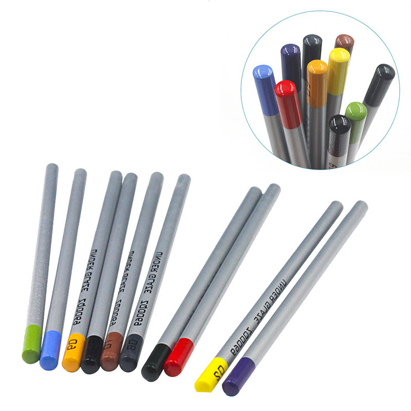 Pottery Art Underglaze Spalvoti pieštukai Keraminiai „pasidaryk pats“ rankomis dažyta kabliuko linija