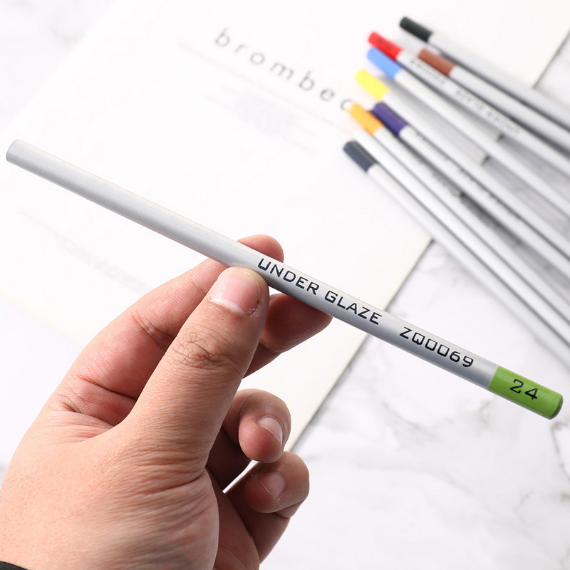 Pottery Art Underglaze Spalvoti pieštukai Keraminiai „pasidaryk pats“ rankomis dažyta kabliuko linija