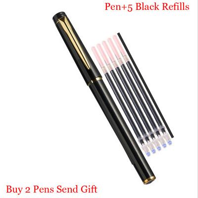 Klasični dizajn Luksuzna plastična kemijska olovka za pisanje Uredska poslovna muška olovka za pisanje Kupi 2 Pošalji poklon