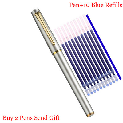 Klasični dizajn Luksuzna plastična kemijska olovka za pisanje Uredska poslovna muška olovka za pisanje Kupi 2 Pošalji poklon
