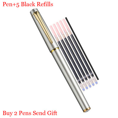 Klasični dizajn Luksuzna plastična kemijska olovka za pisanje Uredska poslovna muška olovka za pisanje Kupi 2 Pošalji poklon