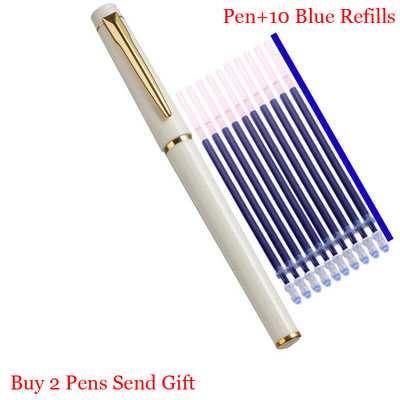 Klasični dizajn Luksuzna plastična kemijska olovka za pisanje Uredska poslovna muška olovka za pisanje Kupi 2 Pošalji poklon