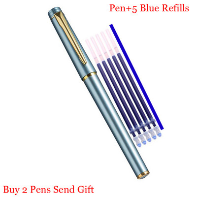 Klasični dizajn Luksuzna plastična kemijska olovka za pisanje Uredska poslovna muška olovka za pisanje Kupi 2 Pošalji poklon