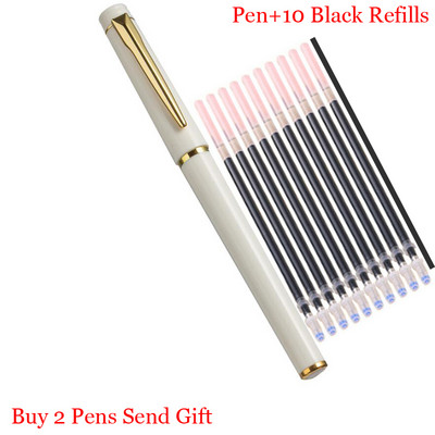 Klasični dizajn Luksuzna plastična kemijska olovka za pisanje Uredska poslovna muška olovka za pisanje Kupi 2 Pošalji poklon