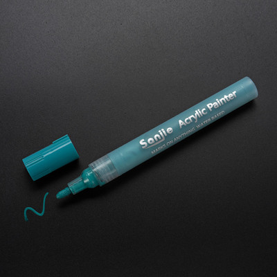 1 kom Trajni marker bijela crna šarena tinta akrilna vodootporna olovka dopisnica 2 mm okrugla uredska škola DIY platno crtež kamena