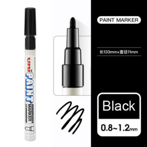 1kom Japanska UNI olovka PX-21 Fina Head Wedding Signature Pen Pen Touch Up Pen Graffiti Pen In the Word Trajni marker