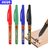 JIKUN 3kom/Set 30 mm duge glave markera Dekoracija za drvo za kupaonicu Višenamjenske markere s dubokim rupama crna/crvena/plava tinta