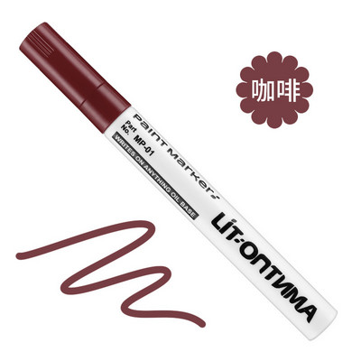 12 värvi värvilised markerid veekindlad autorehvid rehvimustri kummist metallist püsivärvi markerid pliiatsid kirjatarvete värvimistarbed