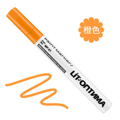 12 värvi värvilised markerid veekindlad autorehvid rehvimustri kummist metallist püsivärvi markerid pliiatsid kirjatarvete värvimistarbed