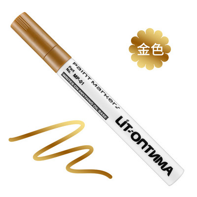 12 värvi värvilised markerid veekindlad autorehvid rehvimustri kummist metallist püsivärvi markerid pliiatsid kirjatarvete värvimistarbed