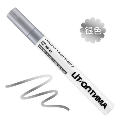 12 värvi värvilised markerid veekindlad autorehvid rehvimustri kummist metallist püsivärvi markerid pliiatsid kirjatarvete värvimistarbed