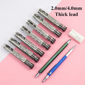 4,0 mm mehanička/automatska ugljena olovka grafitna olovka/dopuna/zamjenjiva jezgra HB/2B/4B/6B/8B/10B/12B tiskanica za skicu